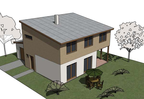 Ukázka návrhu formou vizualizace architektury nebo designu