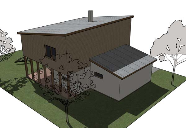 Ukázka návrhu formou vizualizace architektury nebo designu