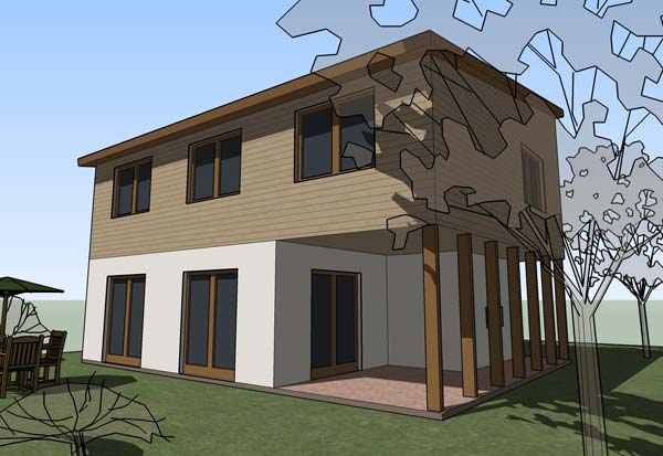 Ukázka návrhu formou vizualizace architektury nebo designu
