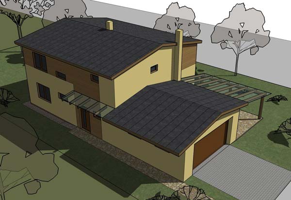 Ukázka návrhu formou vizualizace architektury nebo designu