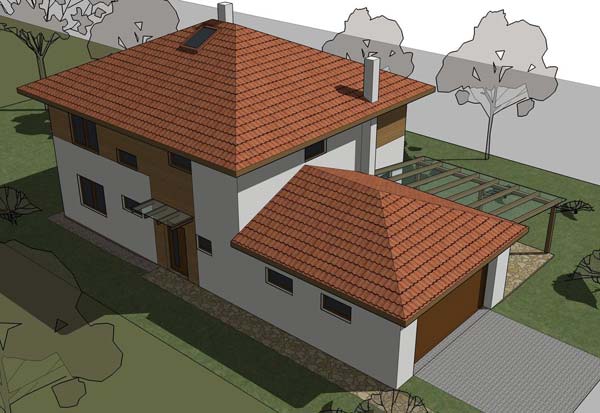 Ukázka návrhu formou vizualizace architektury nebo designu