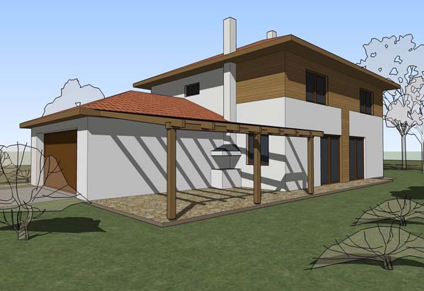 Ukázka návrhu formou vizualizace architektury nebo designu